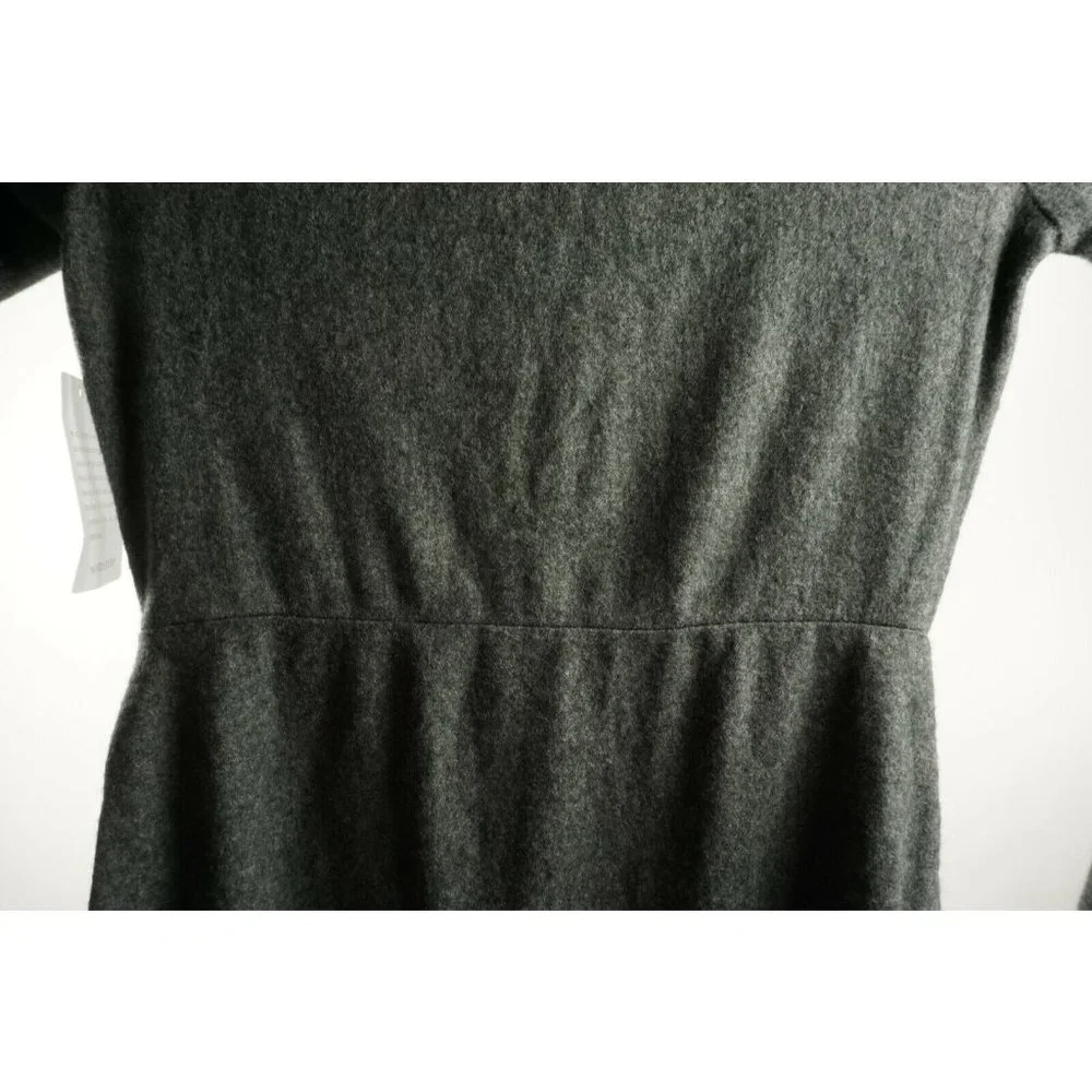 New Collective Concepts Women's Size S Grey Knot Front Brushed‎ Knit Midi Dress